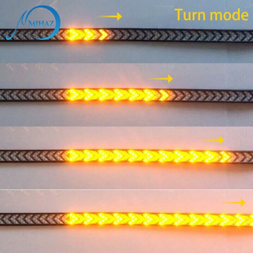 39in LED Car Pickup Truck Strip DRL Light Bar Tailgate Turn Signal Brake Light - Picture 7 of 7