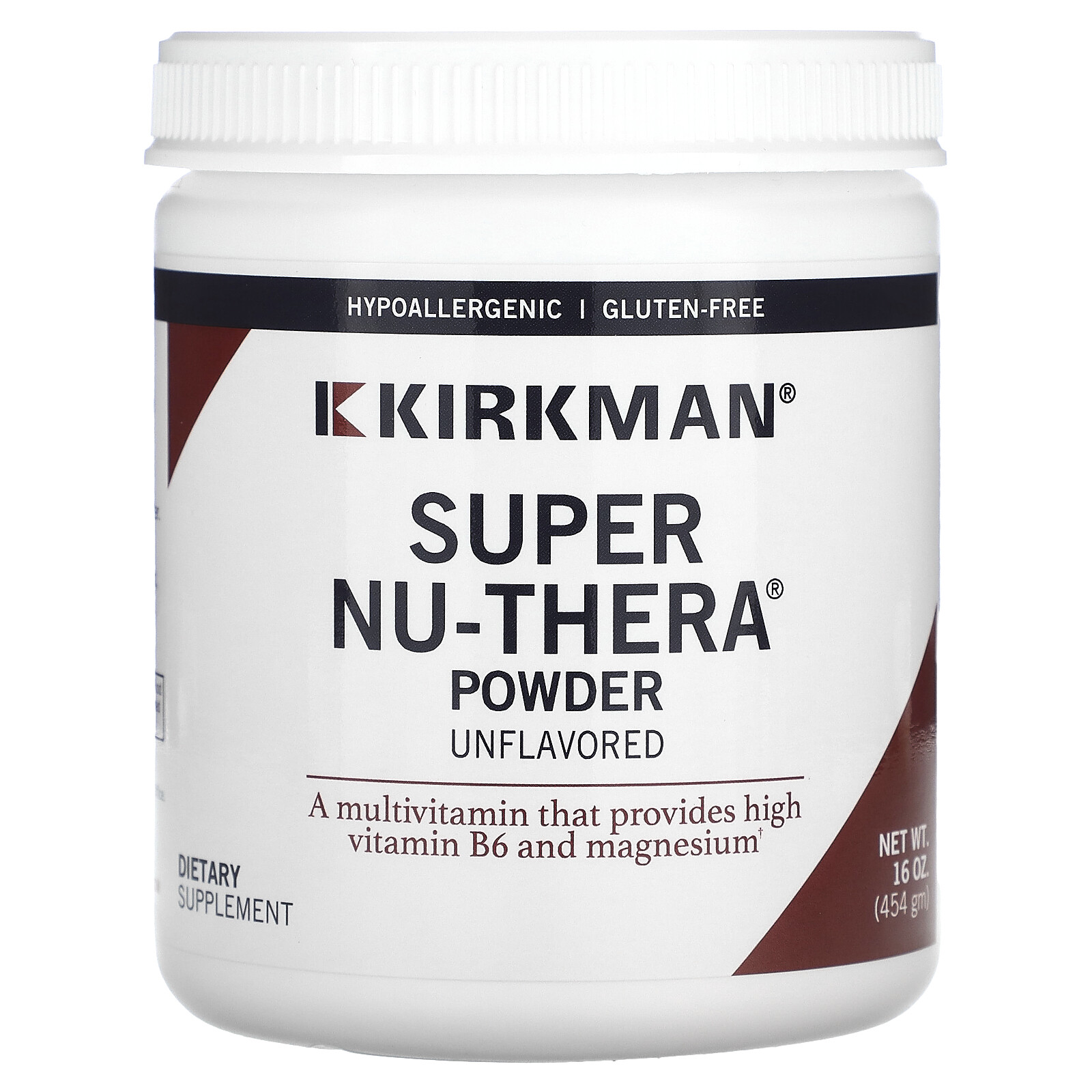 Порошок Super Nu-Thera, без вкуса, 16 унций (454 г)