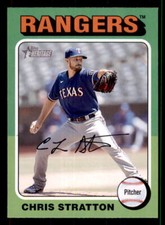 2024 Topps Heritage #430 Chris Stratton Texas Rangers