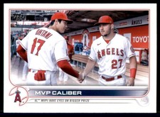 2022 Topps Update #US115 Mike Trout Shohei Ohtani