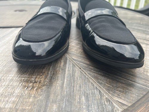 Beston Herren Größe 11 Schwarz Smoking Halbschuhe Slipper Elegant Schuhe für Hochzeit Formell - Bild 9 von 11