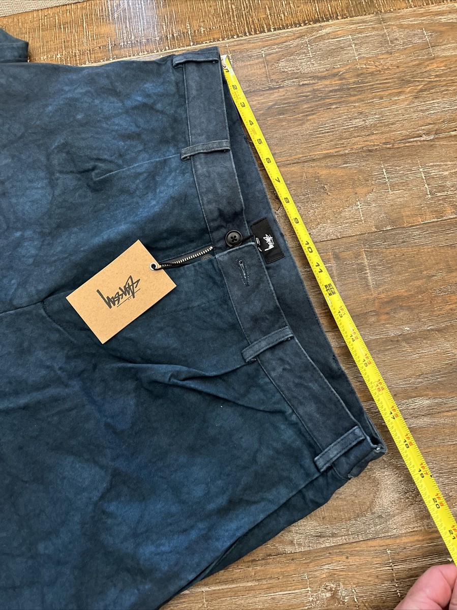 Stussy Canvas Volume Pleated Trouser Navy 36 Stussy Canvas Volume Pleated Trouser Navy 36