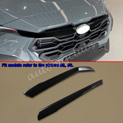 For Subaru Crosstrek 20242025 Black Front Bumper Grille Cover Trims Accessories eBay