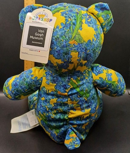 NEW BAB BABW Build A Bear Workshop Vincent Van Gogh Irises Art Plush Soft Toy - Picture 5 of 8