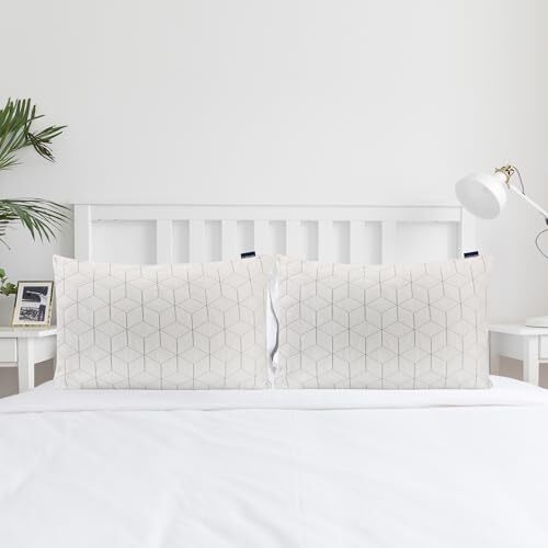 Shredded Memory Foam Pillow Size, Adjustable for Side Back and Stomach Queen - Picture 5 of 6