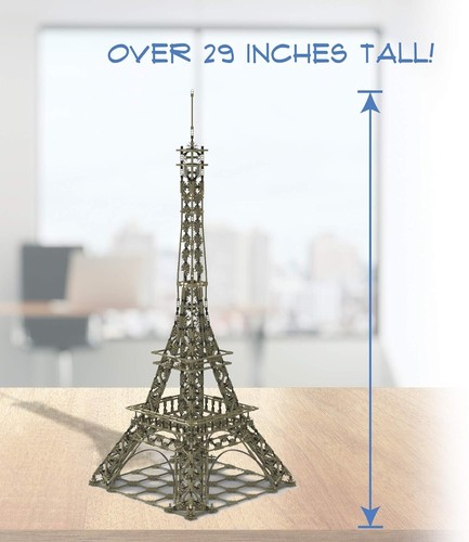 K'NEX Architecture Eiffel Tower Build Set Ages 9+ 1,462 Pieces Over 29" Tall NEW - Picture 5 of 5