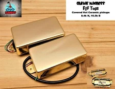 G.M. Flat Tops Gold Covered High Output ceramic Humbuckers