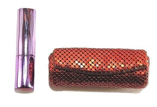 Metal Mesh Small Lip Stick Case "New" USA Stock - Picture 24 of 56