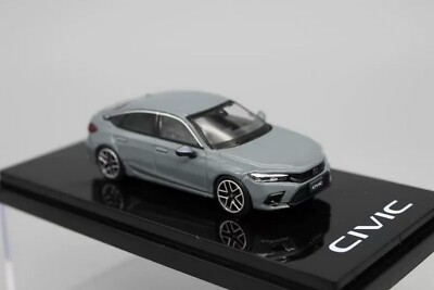 Hobby Japan 1/64 Scale Honda Civic FL1 2021 Grey Diecast Model Car