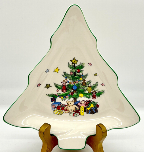 2 SMALL CLASSIC NIKKO HAPPY HOLIDAYS CANDY OR NUT DISHES, BOX, EXCELLENT COND - Picture 2 of 21