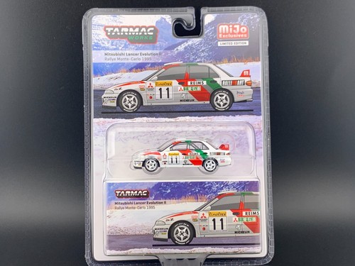 Tarmac Works Mitsubishi Lancer Evolution II Rallye Monte-Carlo 1995T 1/64 - 第 1/6 張圖片