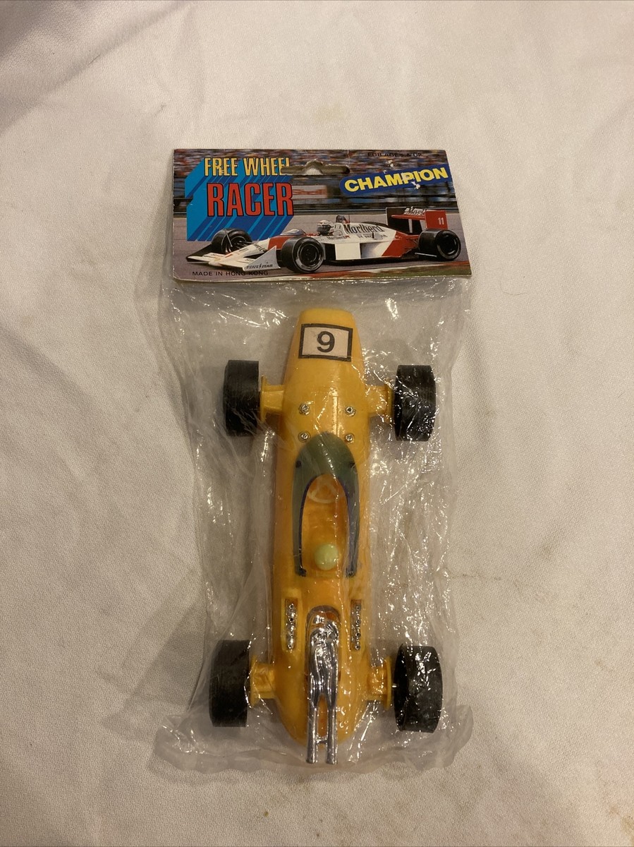 超安い 30) SCARCE VINTAGE FREE WHEEL RACER TOY 7” RACE CAR CHAMPION ミニカー