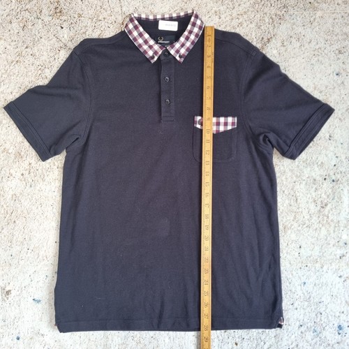 Fred Perry POLO SHIRT SLIM FIT PLAIN - Blue - Size L - 第 4/7 張圖片