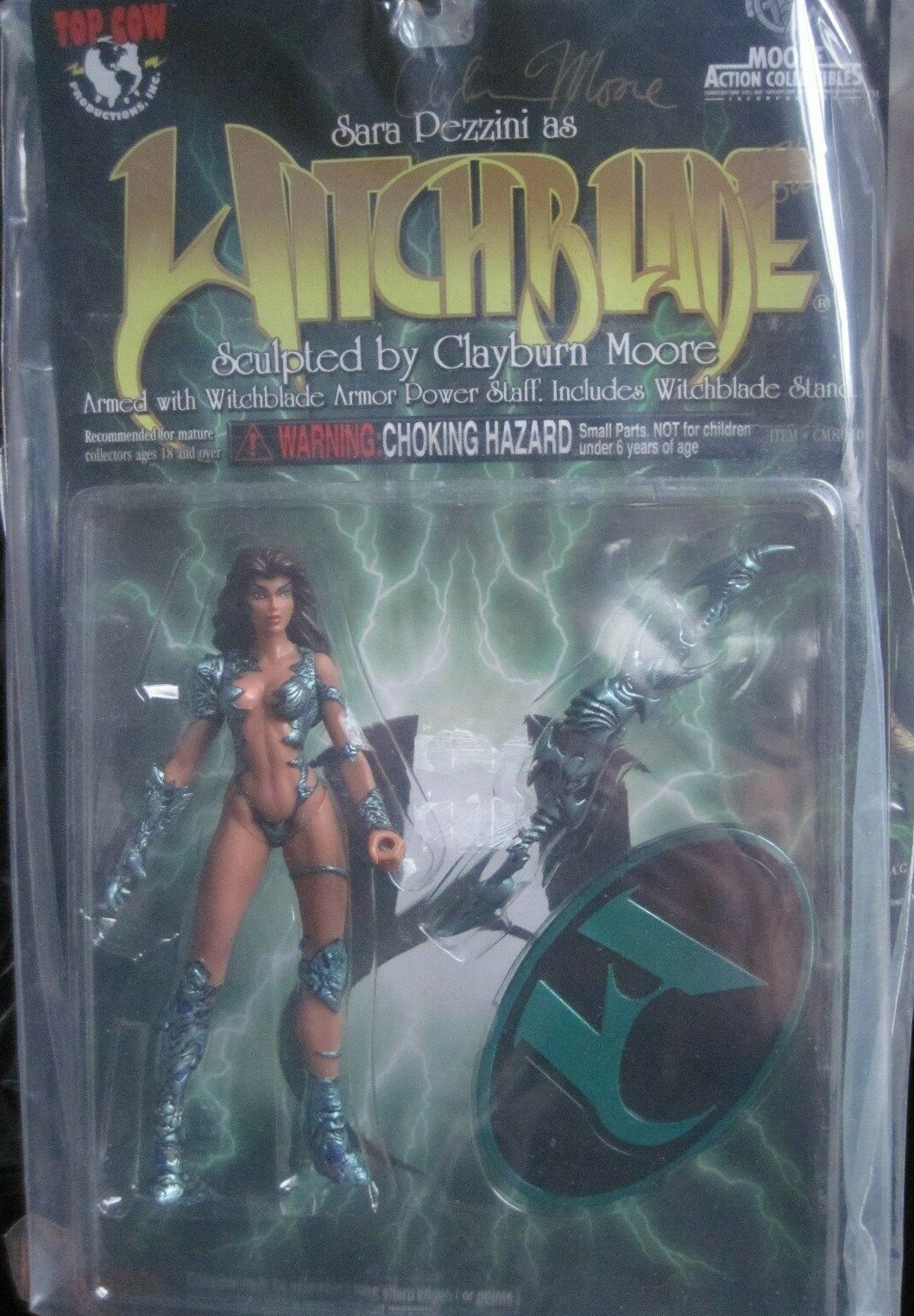 Sara Pezzini AS WITCHBLADE da Clayburn Moore Action Figure AUTOGRAFATO Sara Pezzini AS WITCHBLADE da Clayburn Moore Action Figure AUTOGRAFATO