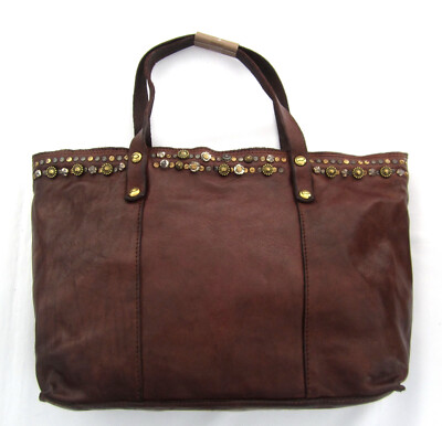 NEU !!! Campomaggi Schultertasche Leder Shopper moro 480 !!! SALE !!!