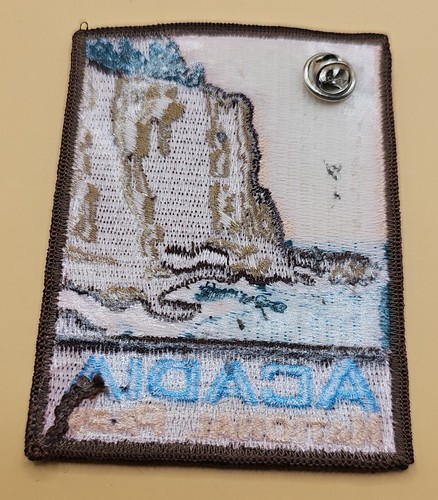 Acadia National Park Souvenir Patch & Bass Harbor Head Lighthouse Pinback Maine - Picture 3 of 3