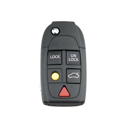 New 5 Button Flip Remote Key Fob Case Shell Fit for VOLVO S60 S80 V70 XC70 XC90 - Picture 6 of 7