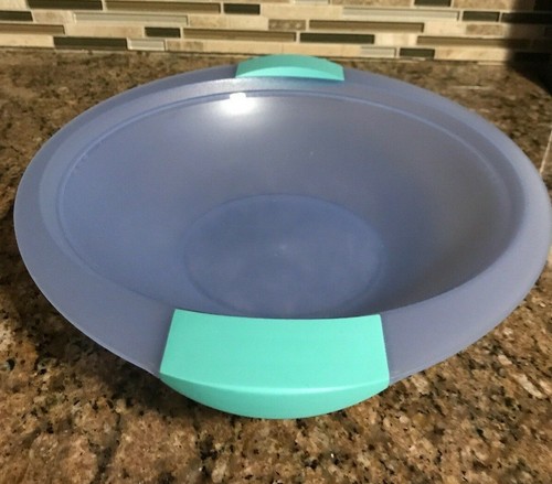 Tupperware Impressionen Servier Salat/Mittelstück Schüssel RAR 2,8 Liter ozeanblau  - Bild 1 von 6