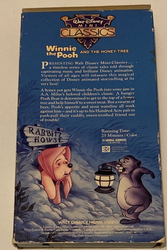 Winnie the Pooh and the Honey Tree (VHS, 1991) - Picture 2 of 4