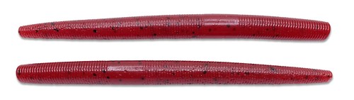 Senko Style Ribbed Stick Bait Soft Plastic Worm Bass Fishing Lure 15ct 5" - Picture 10 of 31
