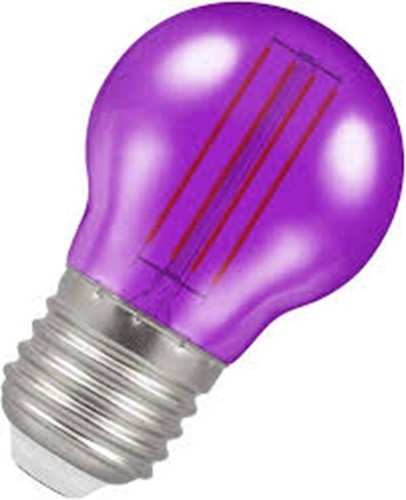 LED coloured 4.5w = 25 Watt ES= E27 Fitting 6 colour OPTIONS Golf Ball Crompton - Picture 3 of 9