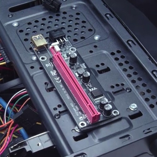 6 PCS VER009S PCI-E Riser Card PCIe 1x to 16x USB 3.0 Data Cable Bitcoin Mining - Picture 22 of 24