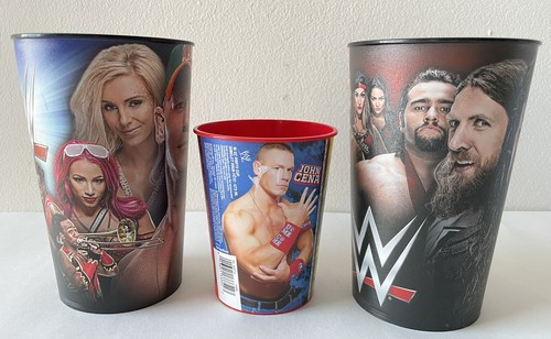 WWE Wrestling Souvenir Cup and Wrestlemania Bottle Opener Lot - Picture 3 of 12