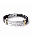 Birkat Kohanim Priestly Blessing Bracelet Rubber silicone Band Stainless Steel