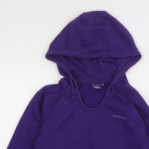 LAGear Womens Purple Polyester Blend Hoodie Size 10 - Picture 5 of 12