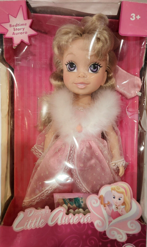 Disney Store Princess Little Aurora Doll Bedtime Story New IOB Sleeping Beauty - Picture 2 of 9