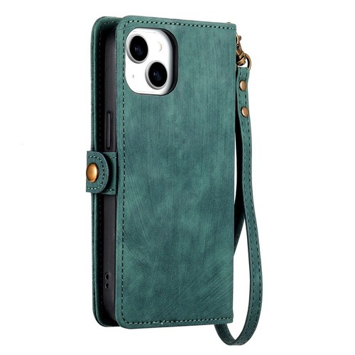 Funda tipo billetera de cuero con cremallera para iPhone 17 16 15 14 13 12 11 Pro Max 8/7 Plus - Imagen 19 de 97
