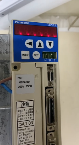 PANASONIC MSD083A2XX AC SERVO DRIVE (JAPAN) (TESTED) - Video 1 of 1