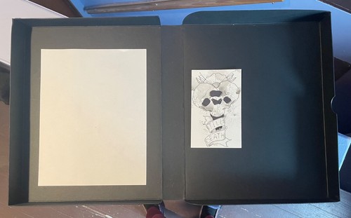 QuiRkY original art- matrimonial skulls - Picture 2 of 2
