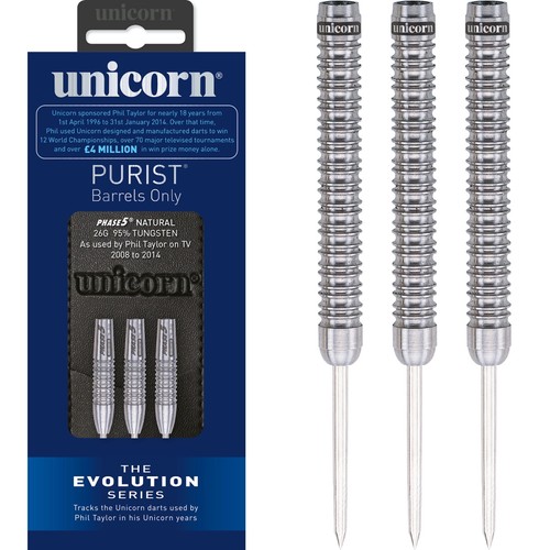 Unicorn Evolution Darts 24g 25g 26g grams Tungsten Phil Power Taylor - Picture 3 of 8