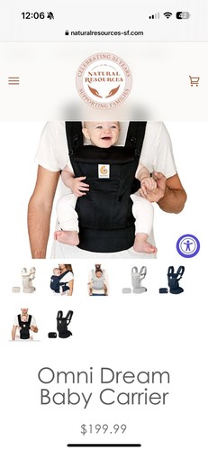 Ergobaby Omni 360 All-Position Baby Carrier for Newborn to Toddler (7-45 Lb) - Bild 3 von 7