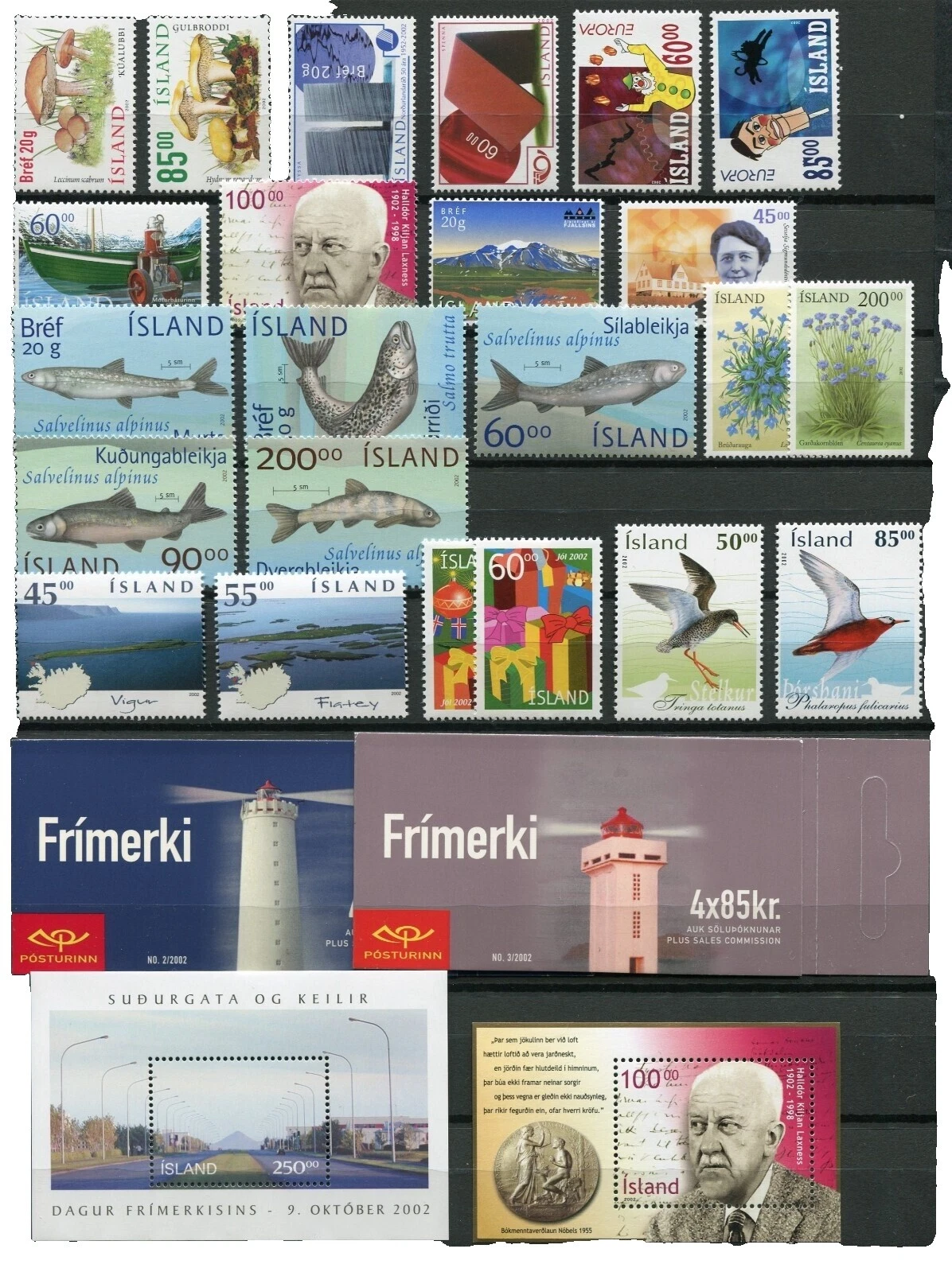 Decimal 2001-2010 Year of Issue Icelandic Stamps