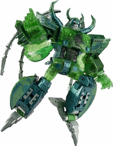 Takara Tomy Transformers Universal Dominator UNICRON Translucent Green Body ver. - Picture 6 of 12