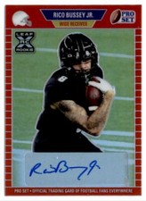 2021 Pro Set Metal 1989 Autographs XRC Crystals Prospect Rico Bussey Jr. Rookie