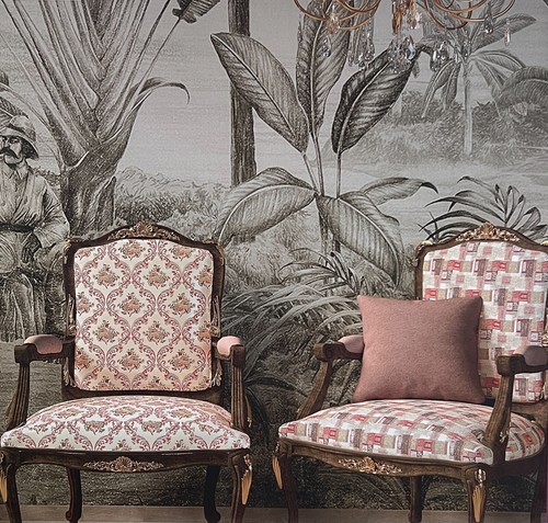 Brocade Jacquard Damask, 54" Wide, Upholstery Chairs Windows Crafts, By the Yard - Picture 6 of 9