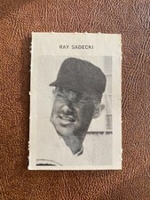 1972 Milton Bradley Ray Sadecki New York Mets