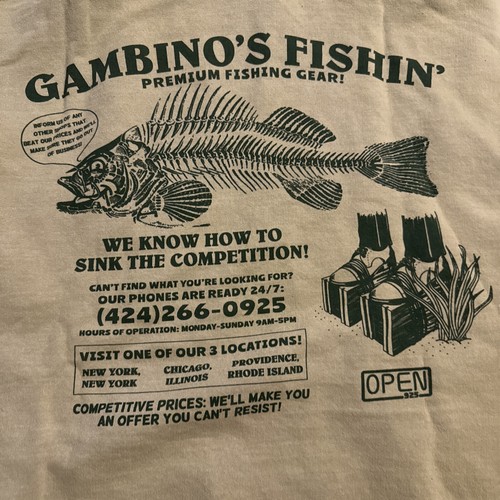 Herren Open925 Large Gambinos Fishin Hoodie L - Bild 2 von 5