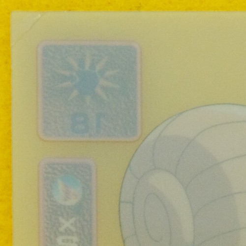 Omanyte Pokemon Seal Sticker Clear Lv.7 Nintendo Gamefreak Rare Japanese F/S - Picture 7 of 10