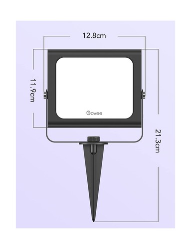 Govee Outdoor Lights RGBIC Flood Lights, LED Landscape Lighting with 28 Scene... - Picture 8 of 8