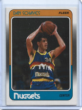 Dan Schayes 1988-89 Fleer Basketball Card #37-Denver Nuggets