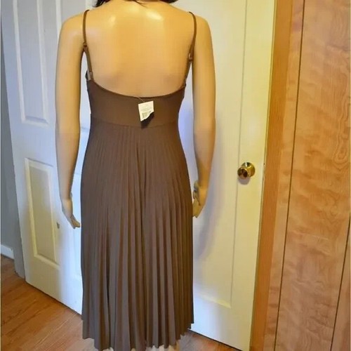 Max and Cleo Womens XS Spaghetti Strap Chocolate - Picture 8 of 8