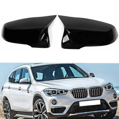 Couvercle Coques Retroviseur noir brillant pour BMW X1 F48 F49 F45 F46 F52 Z4 - Photo 1/4