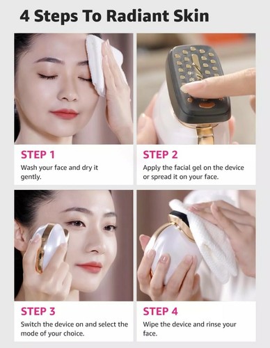 Microcurrent Facial Device Face Massager: iFae 3 in 1 Light Therapy for Face,... - Bild 7 von 10