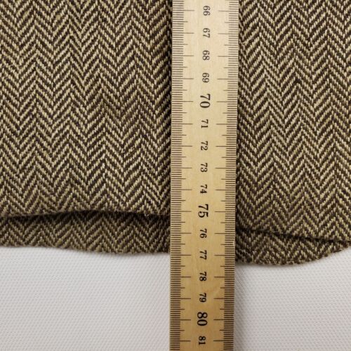 Polo Ralph Lauren Blazer Jacket 44 Sport Coat Linen Silk Herringbone Mens Beige - Picture 17 of 18