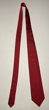 Brooks Brothers Makers Merchants Silk Necktie Red Geometric Dots Made in USA