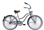 Micargi Women's Cougar Gts 26" Chrome Beach Cruiser Bike Limted Edition New